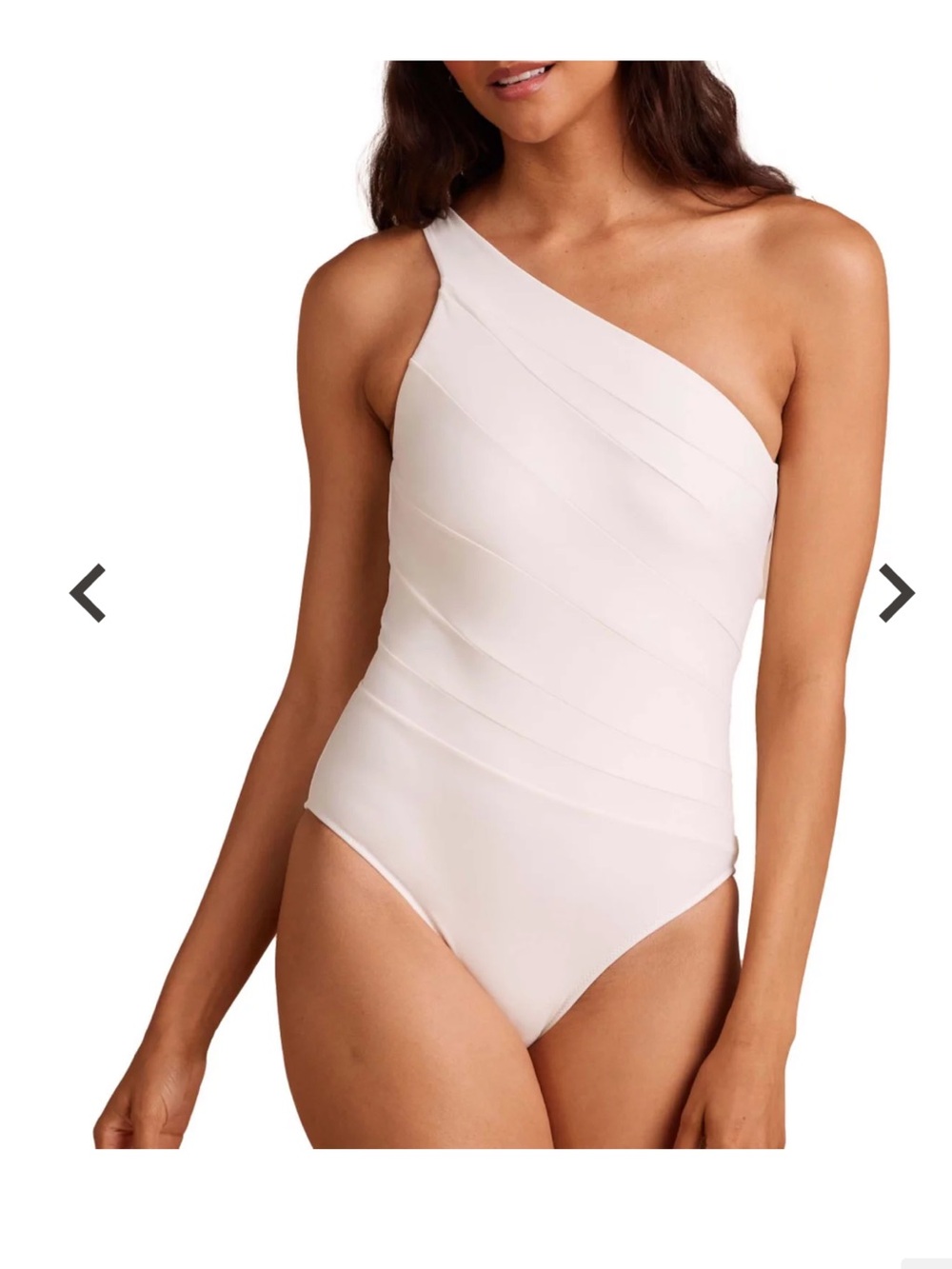 SUMMERSALT white one piece bathing suit NWT 12